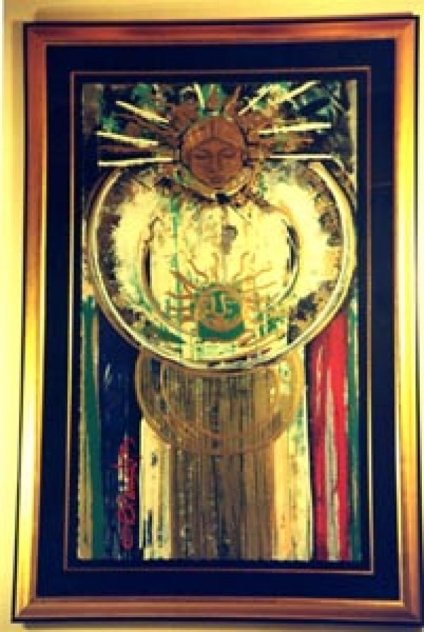 "Mentor - Benevolence" Original Embellished Multiple Print by Orlando, AB