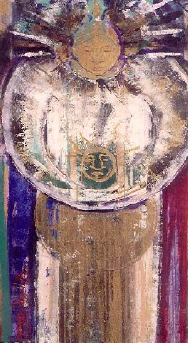 "Mentor - Benevolence" Original Embellished Multiple Print e by Orlando, AB