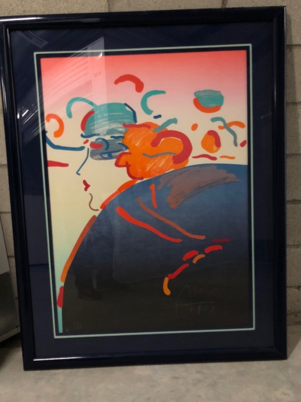 "Fantasy Lady" Lithograph by Peter Max from the Ladies of the 80's Suite