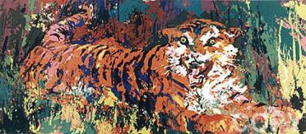 Young Tiger serigraph by LeRoy Neiman