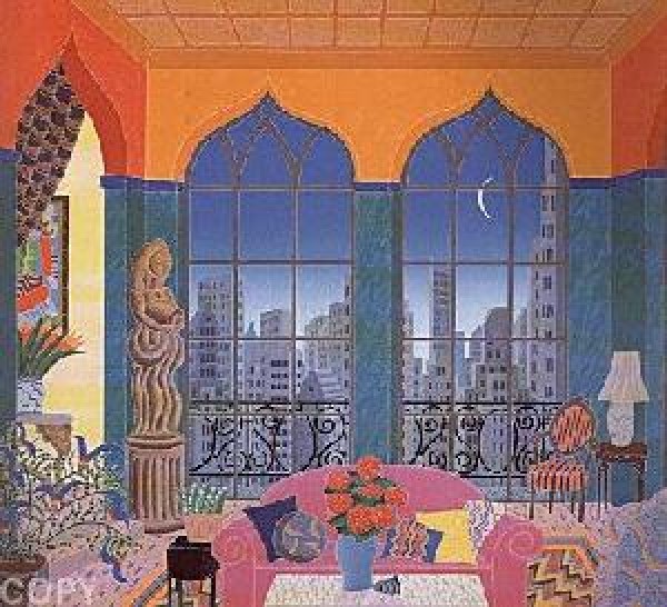 "Turtle Bay: Serigraph by Thomas McKnight