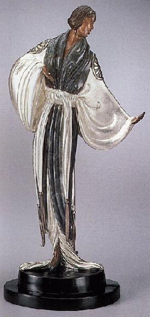 "Belle de Nuit" Bronze Sculpture by Erte