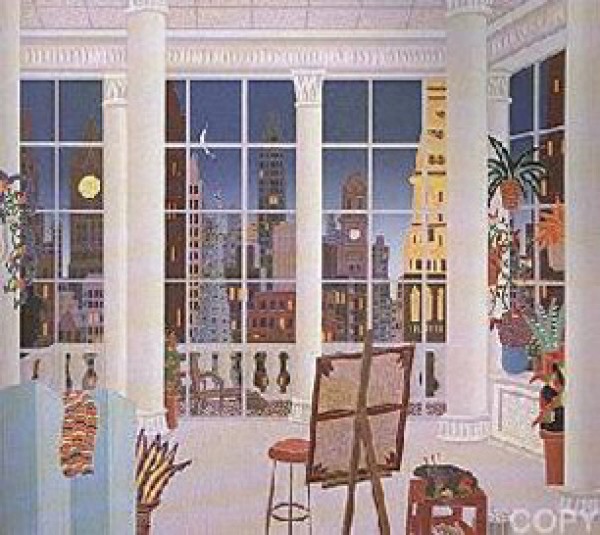 "Madison Square" Serigraph by Thomas McKnight