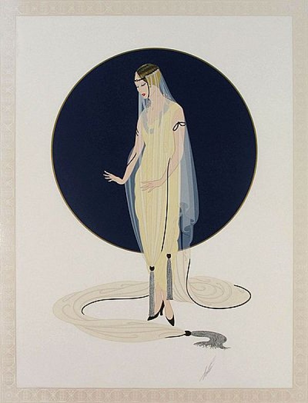 "Devotion" Limited Edition Serigraph by Erte