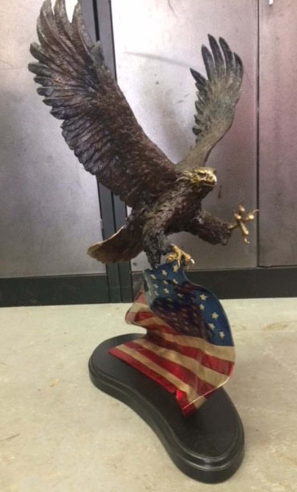 "Spirit of America" Bronze Sculpture by Laran Ghiglieri