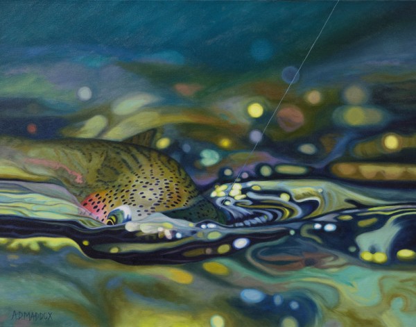 "Rainbow On" Giclee on Canvas by AD Maddox
