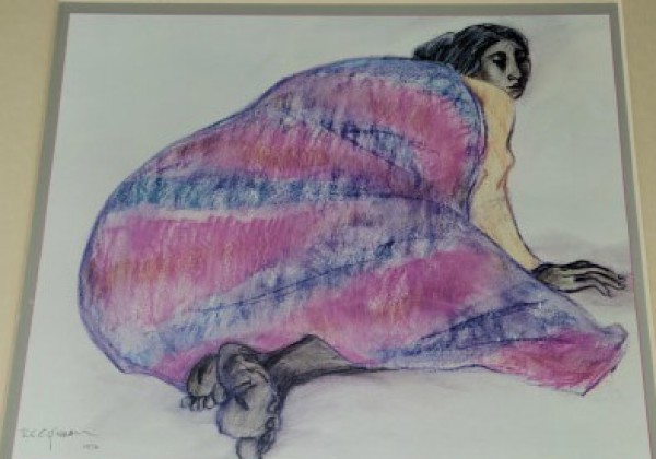 Untitled R.C. Gorman Original Pastel