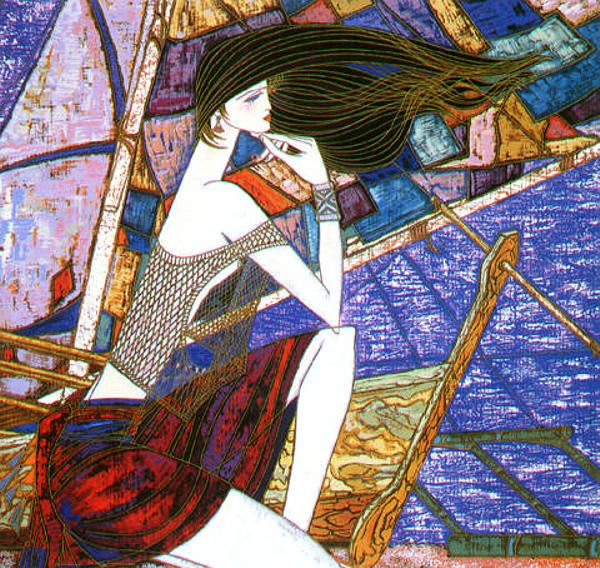 “Distant Dreams” Serigraph by Ting Shao Kuang