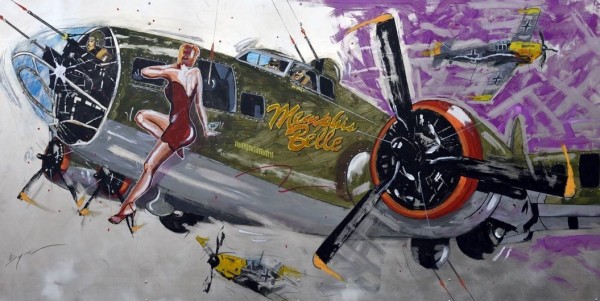 "Ring a Ding Ding" Original Mixed Media on Aluminum by Michael Bryan