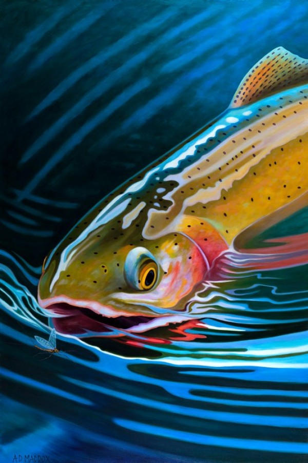 "Yellowstone Cutty" giclee on canvas by AD Maddox
