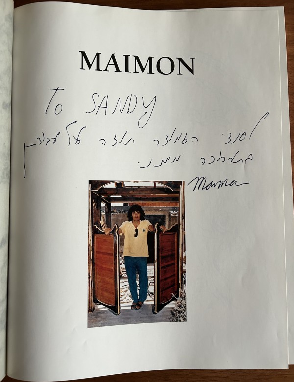 Isaac Maimon "Maimon" Signed & Dedicated Catalog (Hard Cover) for sale