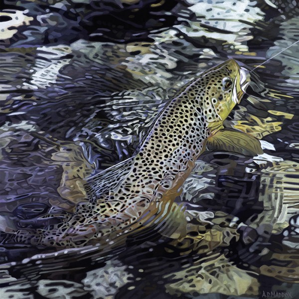 "Secluded Water Series 2" Giclee on Canvas by AD Maddox