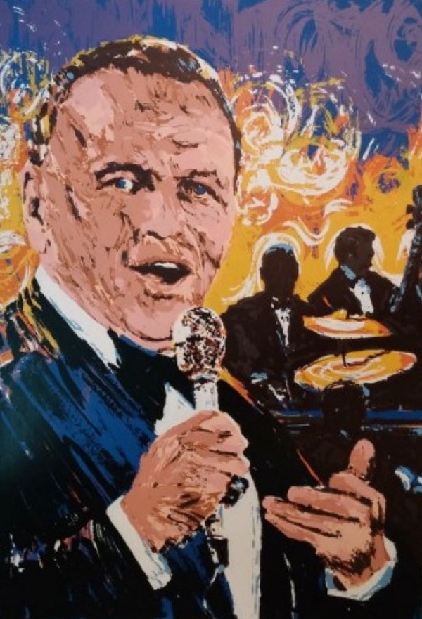 "Sinatra In Concert" serigraph by Paul Blaine Henrie