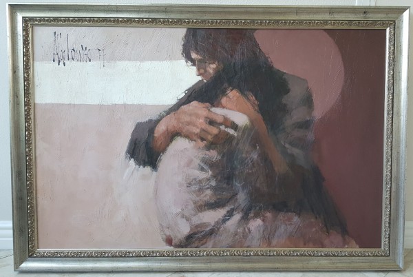 "Twilight"  1974 Original Oil on Canvas by Aldo Luongo