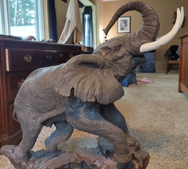 "Outraged" Bronze Sculpture by Lorenzo Ghiglieri