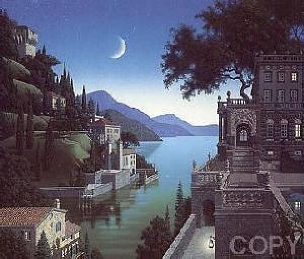 "Princess Kept The View" Lithograph by Jim Buckles