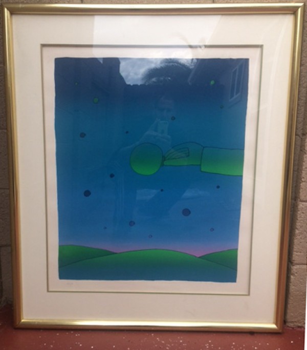 “La Nuit du Temps”  Serigraph by Jean Michel Folon