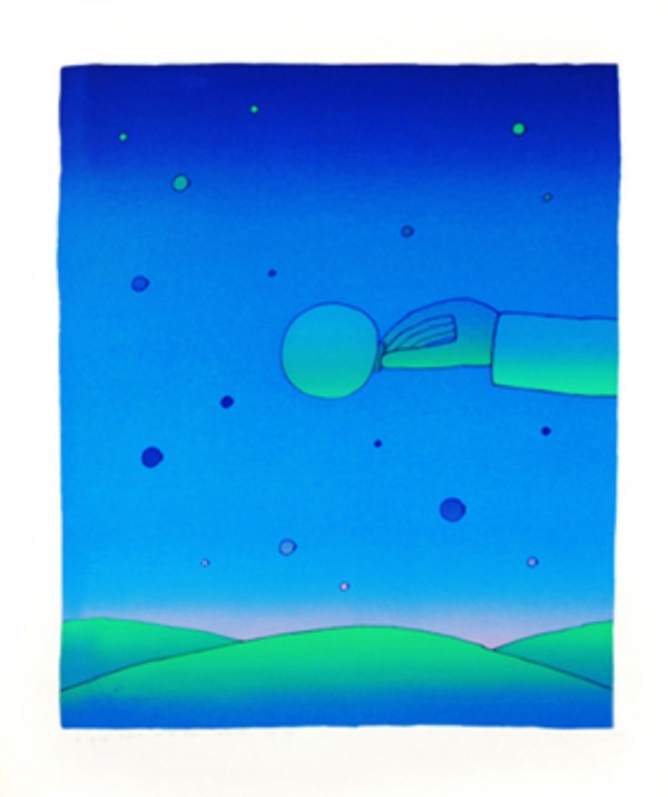“La Nuit du Temps”  Serigraph by Jean Michel Folon
