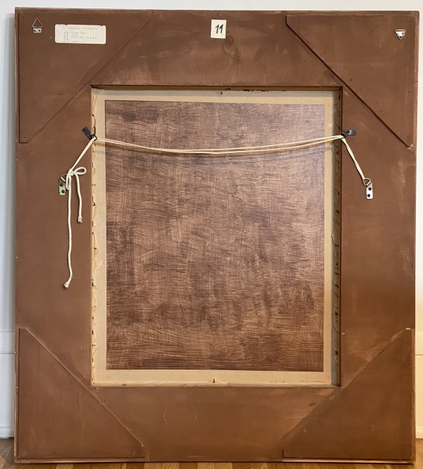 "Untitled I" Original Egg & Oil Tempura on Canvas by Janda Zdenek