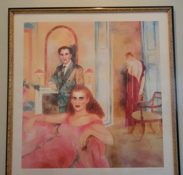 "Do You Still Remember?" Framed Serigraph by Joanna Zjawinska