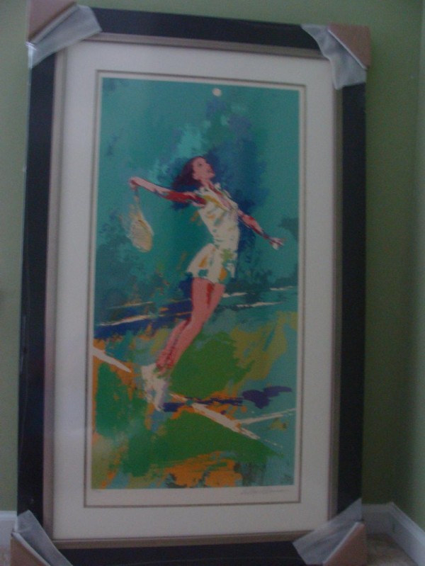 "Sweet Serve" Framed Serigraph by LeRoy Neiman