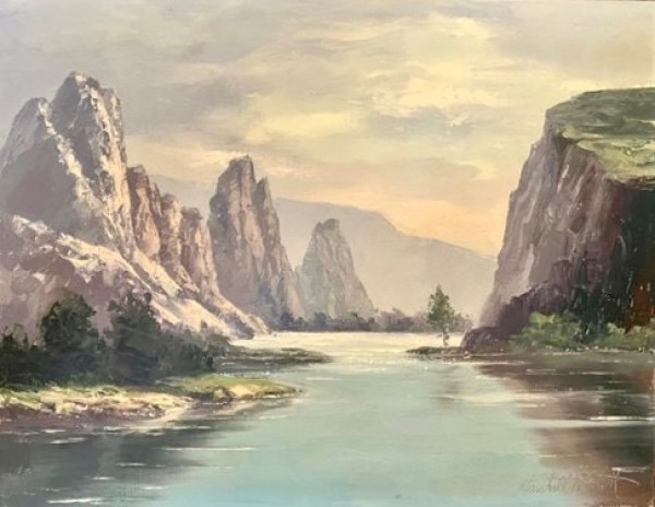 "Untitled" Original Oil on Canvas by Marshall Merritt