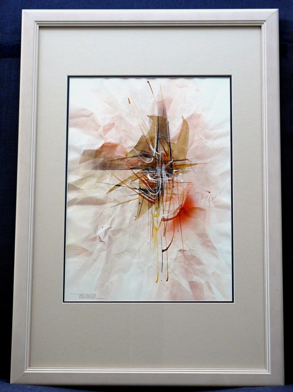 "REFLECTIONS"   original watercolor by Leonardo Nierman