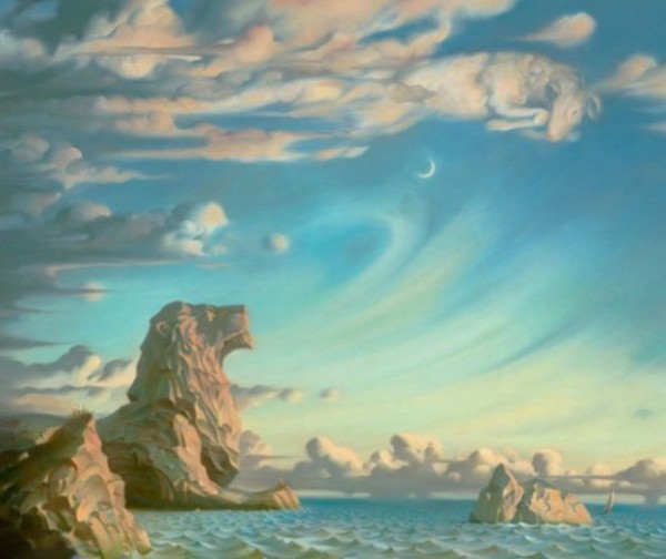"I Saved My Soul" Limited Edition Giclee on Canvas by Vladimir Kush