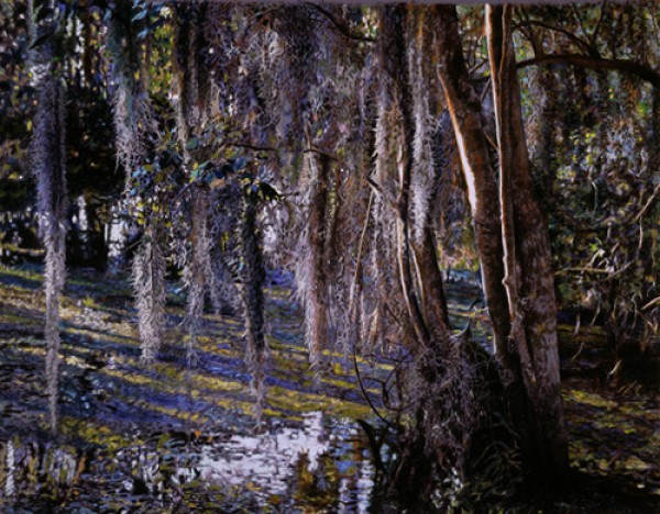 "Swamp Moss" Digital Archival Ink on Rag Paper by Adrian Deckbar