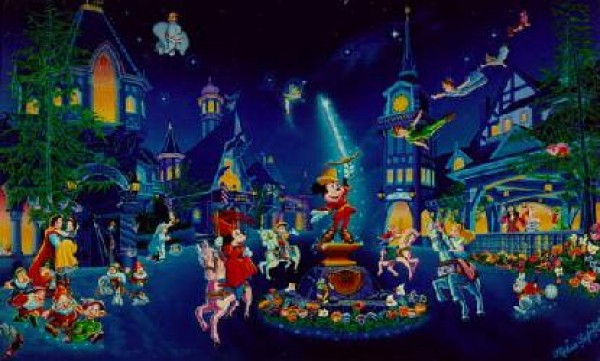 "Fantasyland" Serigraph by Melanie Taylor Kent