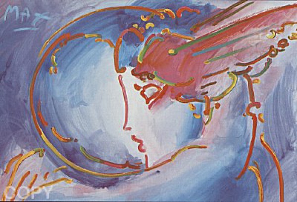 I Love the World Limited Edition Serigraph by Peter Max