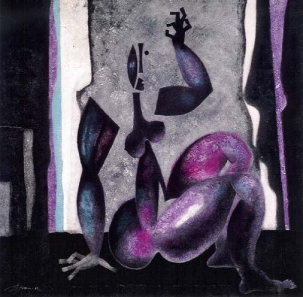 "On Stage" Limited Edition Acryligraph by Byron Galvez