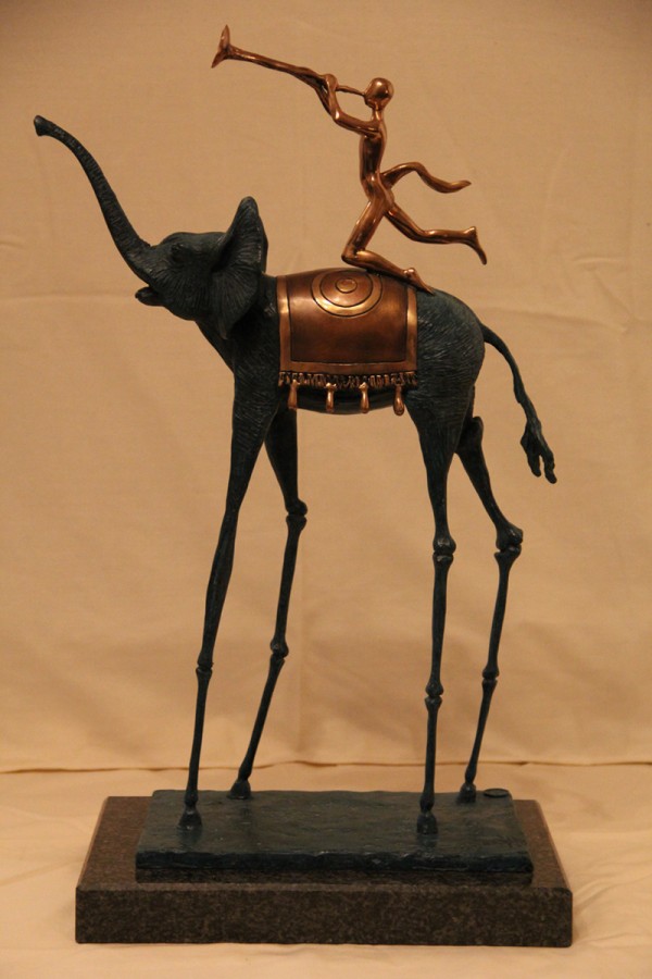 "Triumphant Elephant" Bronze Sculpture by Salvador Dali