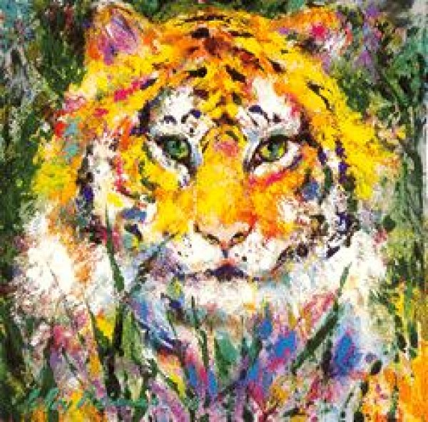 Portrait of the Tiger Serigraph by LeRoy Neiman