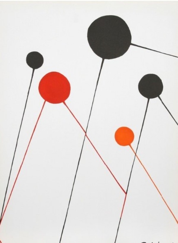 "Balloons" plate signed Lithograph by Alexander Calder