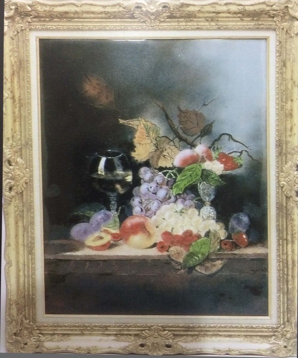 "Still Life" Original Enamel on Copper by Max Karp