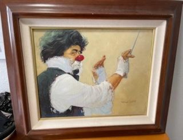 "Conductor" Original Oil on Canvas by Robert Owen