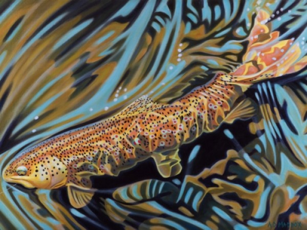 "Provo Brown" Giclee on Canvas by AD Maddox