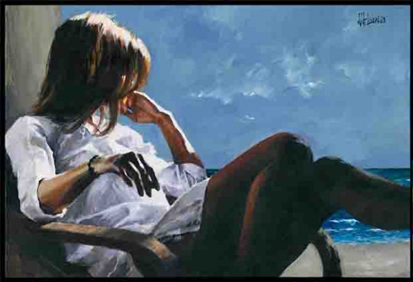 "Bright Silhouette" Giclee on Canvas by Aldo Luongo