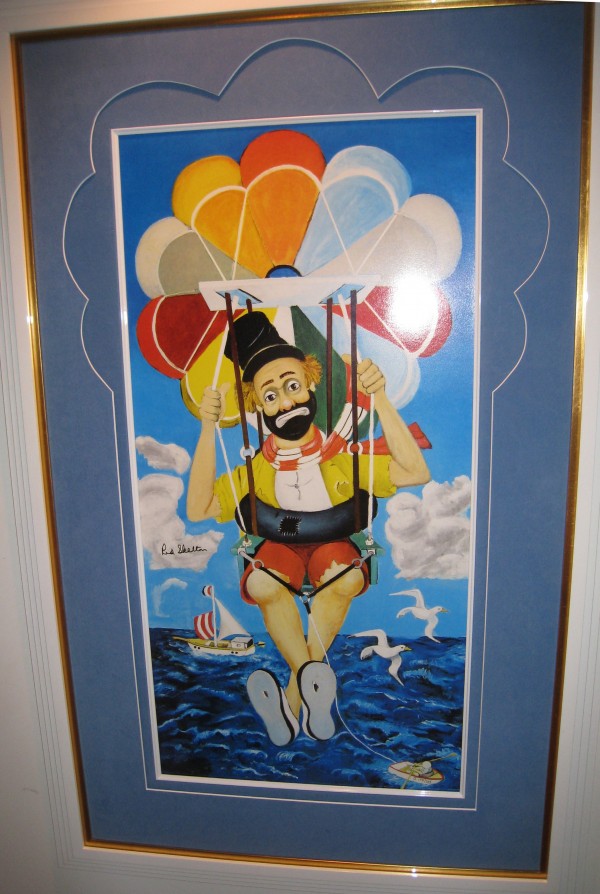 "The Sky's The Limit" Framed Serigraph by Red Skelton