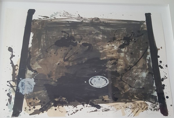 Untitled circa 1970 Lithograph by Antoni Tapies