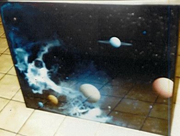 "Spectra Moon Meditation"  FRAMED by Dave Archer