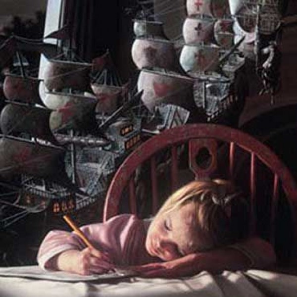 "Once Upon A Time" Canvas Transfer by Bob Byerley