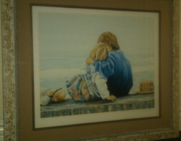 "Blake & Alex" Framed.Serigraph by Susan Rios