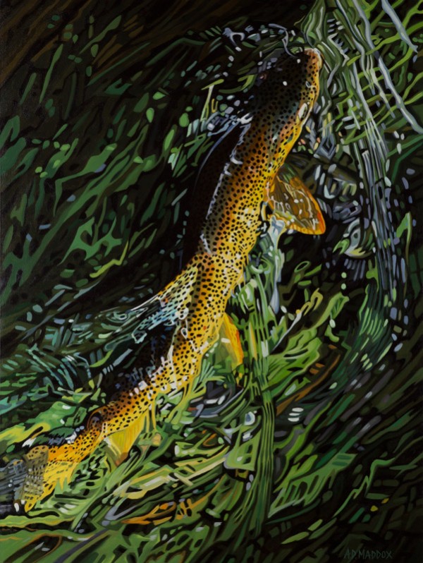 "Green River Series 9" Giclee on Canvas by AD Maddox