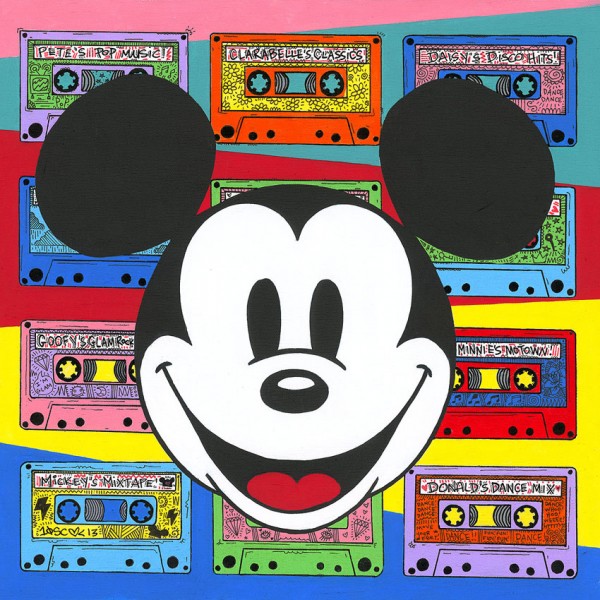 "Rewind The Future" Hand-Embellished Giclee by Tennessee Loveless