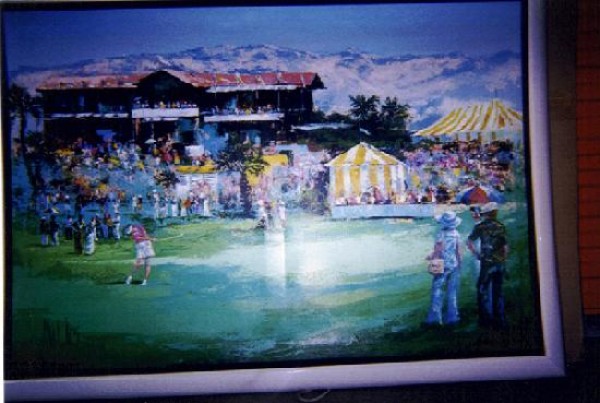 "Dinah Shore Classic" Framed Original Painting by Mark King