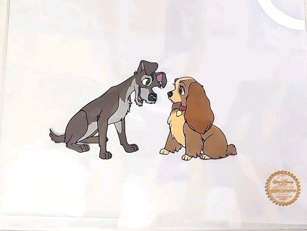“ Lady and the Tramp “ Sericel by Disney Studios