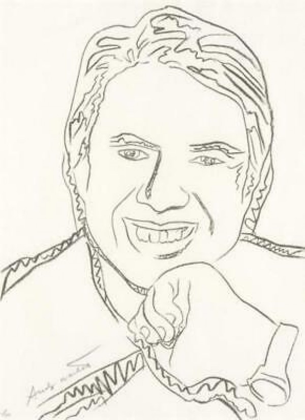 "Jimmy Carter III" Silkscreen by Any Warhol