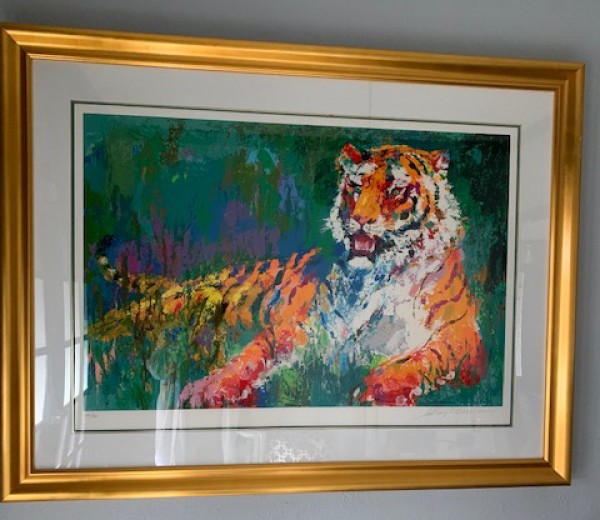 "Resting Tiger" Serigraph by LeRoy Neiman